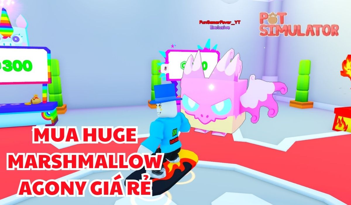 Cách để có Huge Marshmallow Agony trong game Roblox Pet Simulator X